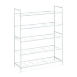 Étagère à Chaussures En Métal 5 Niveaux 21 Étagère à Chaussures En Métal 5 Niveaux -Promos Meubles Boutique 7beacbf0f9994436a881bb6a554496a7