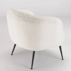 Fauteuil Cosy Tissu Bouclette Blanc -Promos Meubles Boutique 7dabe4a65b194a6a9f1da2d34fc0e59e