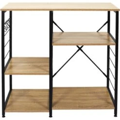 Etagère De Cuisine En Bois Et Métal Stan -Promos Meubles Boutique 7f35a05dcb8b421aa0817c6b12f12936