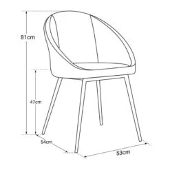 Chaises Vintage Velours (lot De 2) 15 Chaises Vintage Velours (lot De 2) -Promos Meubles Boutique 8427186650b844ab997695c49b691807