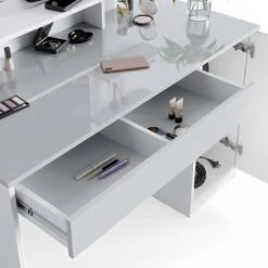 Coiffeuse Elisa Avec Tabouret Et LED -Promos Meubles Boutique 84396db30c1c4ab3b5b109ea9088c147