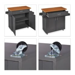 Chariot De Cuisine Avec Plaque -Promos Meubles Boutique 85958b3c70be4ea182ef4fd1a79df359