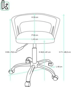 KAYELLES Chaise Bureau AYA (noir Marron) -Promos Meubles Boutique 86331a24b63b42ccbbba318007e3a537