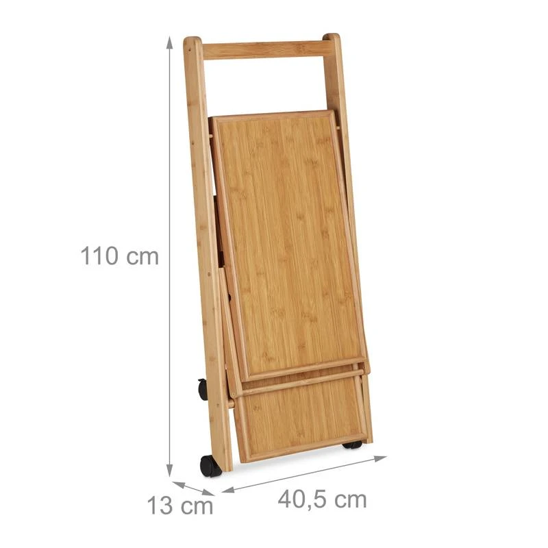 Desserte Pliable Avec 2 Tablettes 13 Desserte Pliable Avec 2 Tablettes – Image 11