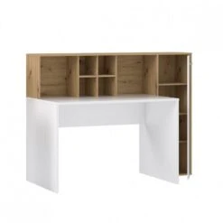 Bureau Droit Avec Rangements - KEVAN -Promos Meubles Boutique 8d23825da72845998a78b9c8b2054ce4
