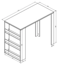 Table De Bar 117cm Anthracite -Promos Meubles Boutique 8ed1e8bfaf5f40c5ae45bb4e6518f2d0.cropped 50 8 893 992.processed