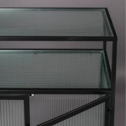 Vitrine 2 Portes Métal Et Verre Trempé -Promos Meubles Boutique 9063fd63c7194614b2afc2c8ddbd6bdf