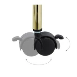 Chariot De Cuisine Ovale Avec 2 Niveaux -Promos Meubles Boutique 919bdb54fd5a4d6cb574f373c9d2eb6f