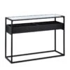 Table Console Verre Avec 4 Compartiments -Promos Meubles Boutique 9228a2ad12cb461b83321f007c13d1ee