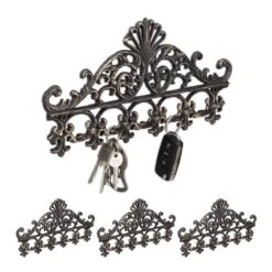 4x Portemanteaux Muraux En Fonte Argenté 38 4x Portemanteaux Muraux En Fonte Argenté -Promos Meubles Boutique 95e83057330b45369f99c2975b9e1cdb