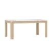 Table 160/206 Cm Plateau Blanc Et Bois -Promos Meubles Boutique 98cebbf5e9dc419b8ad447d69820ac3e
