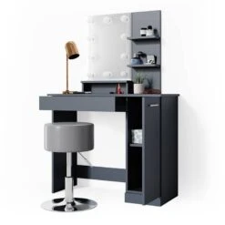 Coiffeuse Julia Avec Tabouret Et LED 33 Coiffeuse Julia Avec Tabouret Et LED -Promos Meubles Boutique 99ade03b83d8464688af9ab81a5b5f39