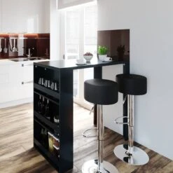 Table De Bar 117cm Anthracite -Promos Meubles Boutique 9c30b26306514f14a5ed4e139edab787