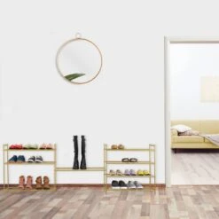 Étagère à Chaussures Empilable 4 Niveaux -Promos Meubles Boutique 9cecfdb786fb42d7b46166f3478b4b96