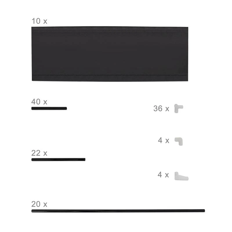 2x Étagères à Chaussures 50 Paires Gris 16 2x Étagères à Chaussures 50 Paires Gris – Image 14