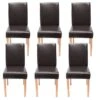Chaise Littau Simlicuir Lot De 6 -Promos Meubles Boutique 9d7b7b85bc754a14912399360bc4d972