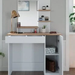 Coiffeuse Julia Blanc 38 Coiffeuse Julia Blanc -Promos Meubles Boutique a0c711f3e298412c867c780fae851861