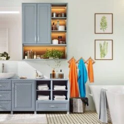 Garde-robe Murale En Lot De 4 Marron -Promos Meubles Boutique a10e7d24f77b4e75b78f253c9bbfe5ed