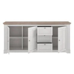 Buffet 204cm 3 Portes 3 Tiroirs - ANGELE -Promos Meubles Boutique a2abbe93513143849f201b3b83ab1d87