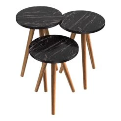 Set De 3 Tables D'appoint Snede Rondes 17 Set De 3 Tables D'appoint Snede Rondes -Promos Meubles Boutique a31a6fee5d7b4d67afe451cafc59b93f