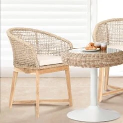 Kea - Chaise Dossier Arrondi En Teck Mas -Promos Meubles Boutique a4aab0aa04f0415da3efbc6fead05644