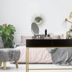 Table De Console Doré Noir -Promos Meubles Boutique a4b7ffc380f04960a569ac2b25b95365