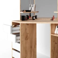 Coiffeuse D'angle Arielle Avec Tabouret -Promos Meubles Boutique a648e09414574164a711f27609809248