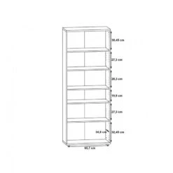 Meuble à Chaussures 2 Portes Béton CLASS -Promos Meubles Boutique a84da07dc13749aea4ca751abd1a1672