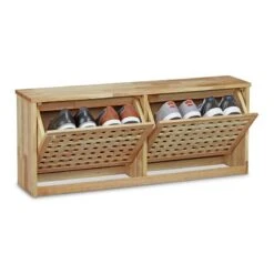 Meuble à Chaussures En Bois De Noyer -Promos Meubles Boutique a915e2abd6c7492e8ed9b212277d84ae