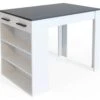 Table De Bar Repose Blanche/anthracite