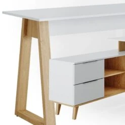 Bureau Neptune XXL Blanc/sonoma -Promos Meubles Boutique ae14064adf2f4eeb9d08e10f6e284fe7