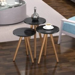 Set De 3 Tables D'appoint Snede Rondes 18 Set De 3 Tables D'appoint Snede Rondes -Promos Meubles Boutique ae684b363a314a90b942af9a15ce1f4f