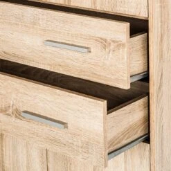 Armoire De Bureau Office Line - 4 Portes -Promos Meubles Boutique aktenschrank office line 6 ordnerhoehen i eiche sonoma dekor 2916445