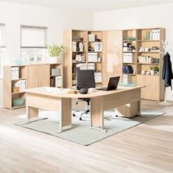 Armoire De Bureau Office Line - H 114 Cm -Promos Meubles Boutique aktenschrank office line iii eiche sonoma dekor 3145949
