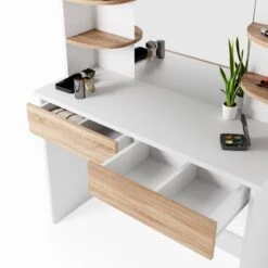 Coiffeuse Charlotte Avec Tabouret Et LED -Promos Meubles Boutique b01759bcc90c4ee09941e83867dc5f76