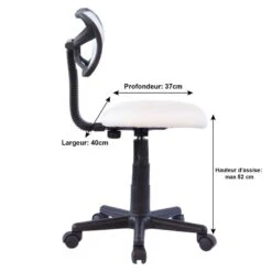 Chaise De Bureau MILAN -Promos Meubles Boutique b296a26b51384fe785f105c20c701011