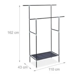 Portant à Vêtements Avec 2 Tringles -Promos Meubles Boutique b2f7deb72ff54b80ba9b8f8359b6cba8