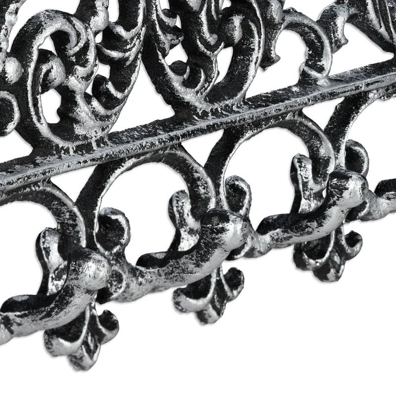 2x Porte-manteau Mural En Fonte Noir 16 2x Porte-manteau Mural En Fonte Noir – Image 14