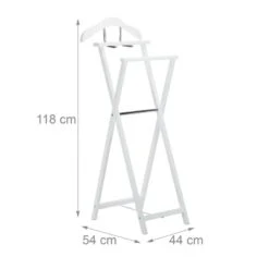 Valet De Chambre Blanc Pliable -Promos Meubles Boutique ba0f966e35d64abaa31b79719b307731