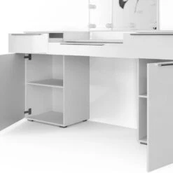 Coiffeuse Lilli Blanc Tabouret LED -Promos Meubles Boutique bddcd292bd5d40daba10189ae10e3e38