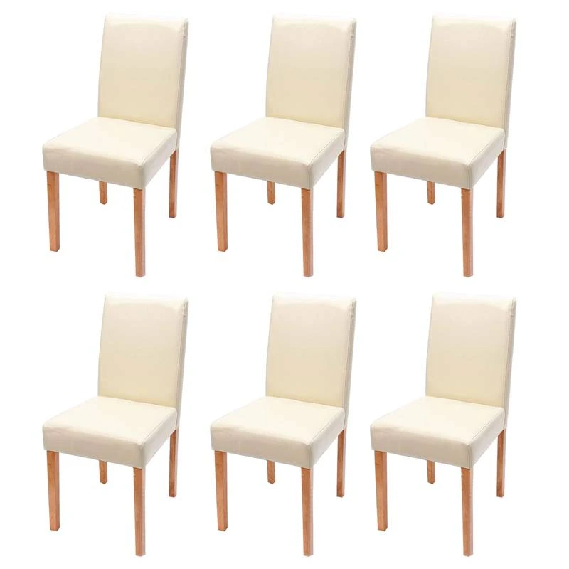 Chaise Littau Simlicuir Lot De 6 5 Chaise Littau Simlicuir Lot De 6 – Image 3