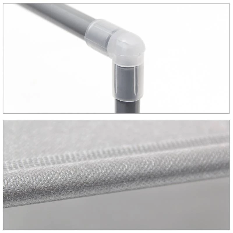 2x Étagères à Chaussures 50 Paires Gris 6 2x Étagères à Chaussures 50 Paires Gris – Image 4