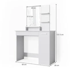 Coiffeuse Julia Blanc 28 Coiffeuse Julia Blanc -Promos Meubles Boutique c1ec1994a5304e5dbbd0fb788499cc9a