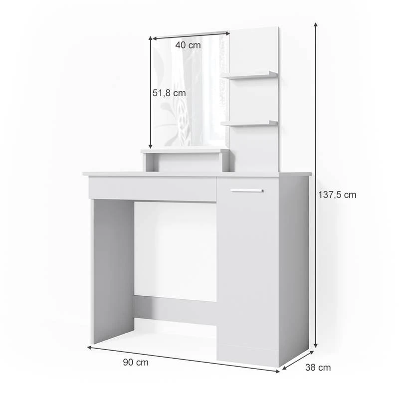 Coiffeuse Julia Blanc 9 Coiffeuse Julia Blanc – Image 7