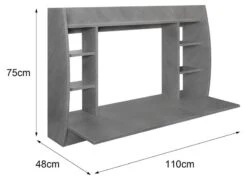 Bureau Mural 110x75x48 Cm Gris -Promos Meubles Boutique c2c02c94ef4e48f08bcb95c27754c34e.cropped 30 419 1815 1320.processed