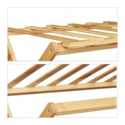 Étagère à Chaussures Pliable En Bambou -Promos Meubles Boutique c2dc59f3fd1a42fb97bd79b7995ce775