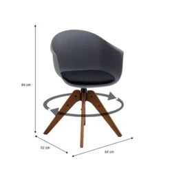 Fauteuil Pivotant DAVINA (Lot De 2) -Promos Meubles Boutique c437c31870f64007b766547bedbda68f