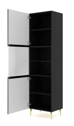 Armoire Vitrine RavennaB 60x42x215 -Promos Meubles Boutique c6ff1f2b1bc84ffcaf77b7956a89652a