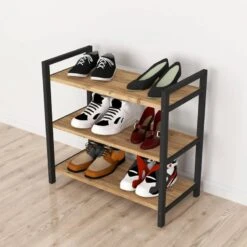 Étagère à Chaussures Sømna à 3 Niveaux -Promos Meubles Boutique c7c210068cdf4bb6b5a61d1f7bd3a737