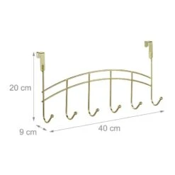 10 X Patères De Porte Avec 6 Crochets 29 10 X Patères De Porte Avec 6 Crochets -Promos Meubles Boutique c969382808a4412aac20082dd8204d16